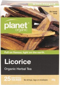 Planet Organic Licorice Herbal Tea Bags 25pk