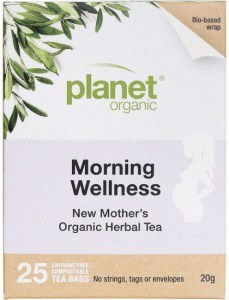 Planet Organic New Mother's Morning Wellness Herbal Tea Bags 25pk