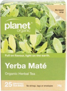 Planet Organic Yerba Maté Herbal Tea Bags 25pk