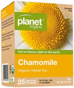 PLANET ORGANIC Organic Herbal Tea Chamomile x 25 Tea Bags