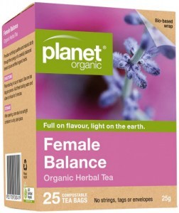 PLANET ORGANIC Organic Herbal Tea Female Balance x 25 Tea Bags