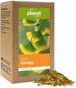 PLANET ORGANIC Organic Herbal Tea Ginkgo Loose Leaf 50g
