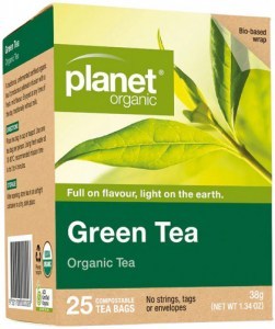 PLANET ORGANIC Organic Tea Green Tea x 25 Tea Bags