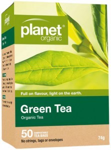 PLANET ORGANIC Organic Tea Green Tea x 50 Tea Bags
