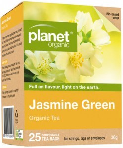 PLANET ORGANIC Organic Tea Jasmine Green x 25 Tea Bags