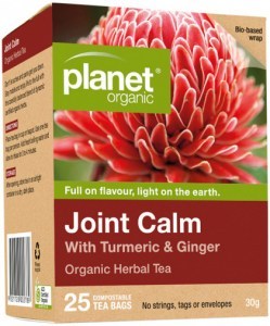 PLANET ORGANIC Organic Herbal Tea Joint Calm with Turmeric & Ginger x 25 Tea Bags