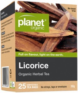 PLANET ORGANIC Organic Herbal Tea Licorice x 25 Tea Bags