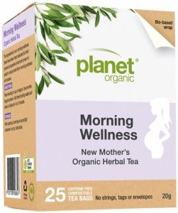 PLANET ORGANIC New Mother's Organic Herbal Tea Morning Wellness x 25 Tea Bags