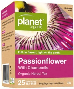 PLANET ORGANIC Organic Herbal Tea Passionflower With Chamomile x 25 Tea Bags