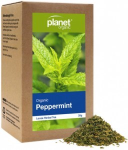 PLANET ORGANIC Organic Herbal Tea Peppermint Loose Leaf 35g