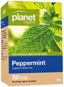 PLANET ORGANIC Organic Herbal Tea Peppermint x 50 Tea Bags