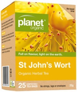 PLANET ORGANIC Organic Herbal Tea St John's Wort x 25 Tea Bags
