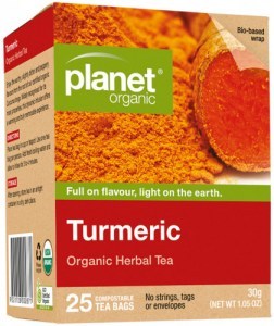 PLANET ORGANIC Organic Herbal Tea Turmeric x 25 Tea Bags