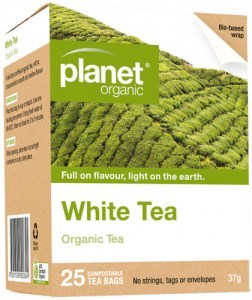 PLANET ORGANIC Organic Herbal Tea White Tea x 25 Tea Bags