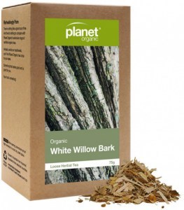 PLANET ORGANIC Organic Herbal Tea White Willow Bark Loose Leaf 75g