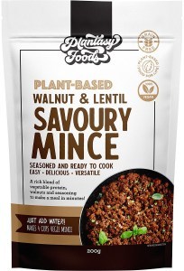 Plantasy Foods Walnut & Lentil Savoury Mince 200g
