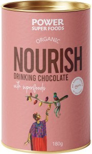 Power Super Foods Nourish Drinking Chocolate With Superfoods Cert Organic 180g