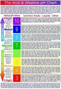 PRD Acid Alkaline Laminated Chart with Magnetic Tabs