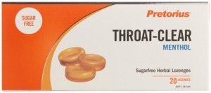 PRETORIUS Throat-Clear Lozenges Menthol 20 Pack