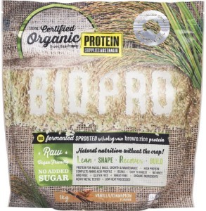 Protein Supplies Australia BioPro Sprouted Brown Rice Vanilla & Cinnamon 1kg