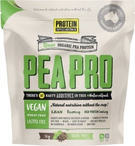 Protein Supplies Australia PeaPro Raw Pea Protein Choc Mint 1kg