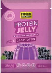 Protein Supplies Australia Protein Jelly with Collagen Grape 12x30g