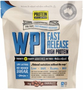 PROTEIN SUPPLIES AUSTRALIA Protein WPI (Fast Release High Protein) Chocolate 1kg