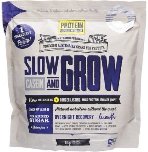 Protein Supplies Australia Slow & Grow Slow Release Pure 1kg