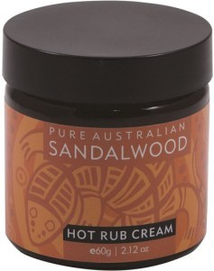 PURE AUSTRALIAN SANDALWOOD Hot Rub Cream 60g