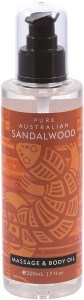 PURE AUSTRALIAN SANDALWOOD Massage & Body Oil 200ml