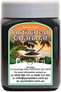 PURE EDEN Activated Charcoal 70g