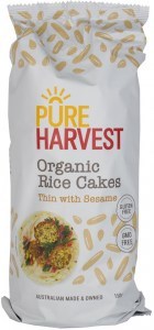 Pure Harvest Organic Sesame Rice Cakes 150g