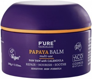 P'URE PAPAYACARE Papaya Balm Multi-Use (Paw Paw with Calendula) 100g