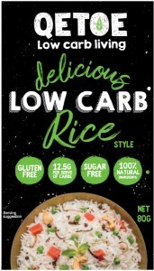 Qetoe Low Carb Rice  80g