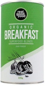 Real Good Food Organic Superfood Blends Breakfast Raw Powder 225g
