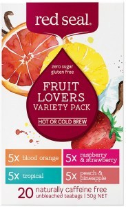 Red Seal (Hot & Cold Brew) Fruit Lovers Variety Pack 20Teabags