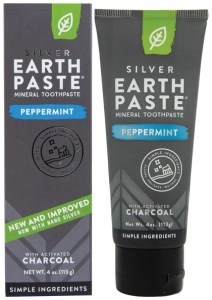 Redmond Earthpaste Toothpaste with Silver Peppermint & Charcoal 113g