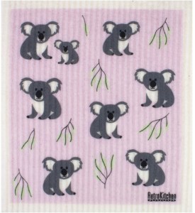 Retrokitchen 100% Compostable Sponge Cloth Koalas  