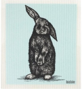 Retrokitchen 100% Compostable Sponge Cloth Rabbit  