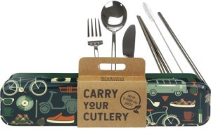 Retrokitchen Retro Man Stainless Steel Cutlery Set  