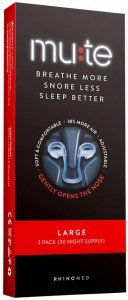 RHINOMED Mute (Breathe More, Snore Less, Sleep Better) Large x 3 Pack (30 night supply)