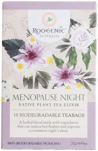 ROOGENIC AUSTRALIA Menopause Night (Native Plant Tea Elixir) 18 Tea Bags
