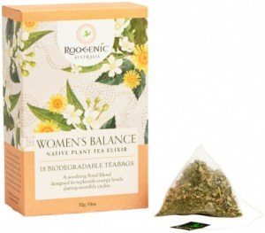ROOGENIC AUSTRALIA Womens Balance (Native Plant Tea Elixir) 18 Tea Bags