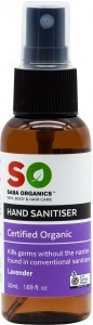 Saba Organics Hand Sanitiser Lavender Spray 50ml MAY22