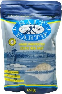 SALT OF THE EARTH Hand Harvested Celtic Sea Salt Coarse 650g