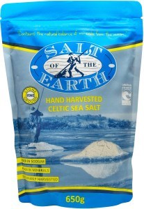 SALT OF THE EARTH Hand Harvested Celtic Sea Salt Fine 650g