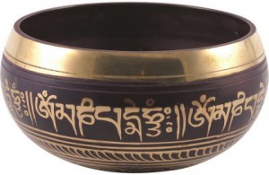 SALTCO Tibetan Singing Bowl Purple Medium (12cm)