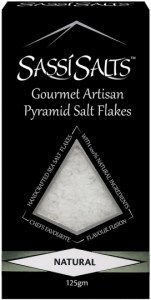 Sassi Salts Gourmet Artisan Pyramid Salts Natural 125g