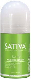 SATIVA Organic Hemp Deodorant Spirit 60ml