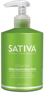 SATIVA Organic Hemp Hand & Body Wash Cleanse 250ml